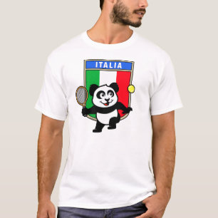 Italy Tennis Panda T-Shirt