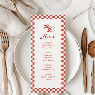 Italy That's Amore Bachelorette Party Menu