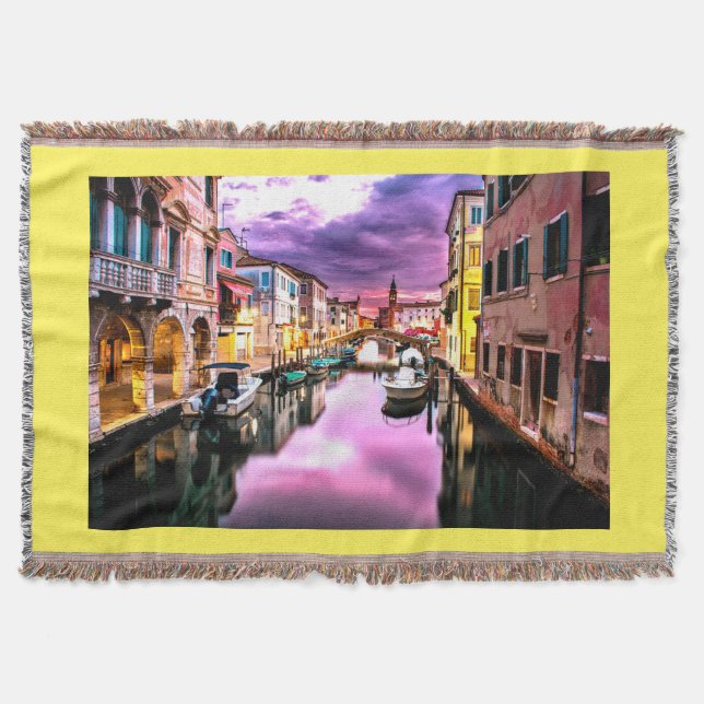 Italy throw blanket. (Front)