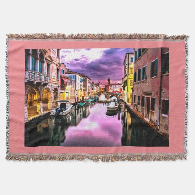 Italy throw blanket. (Front)