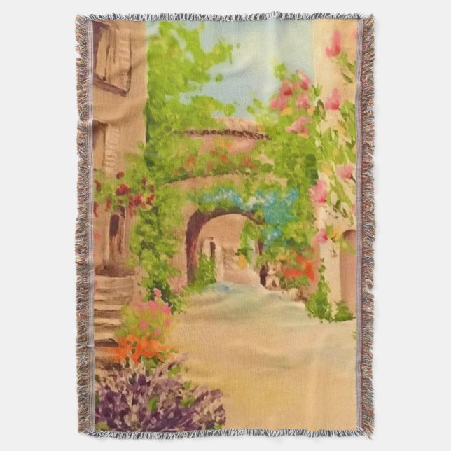 Italy  throw blanket (Front Vertical)