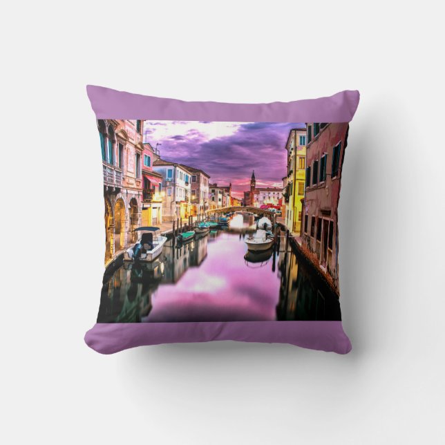 Italy throw pillow. cushion (Front)