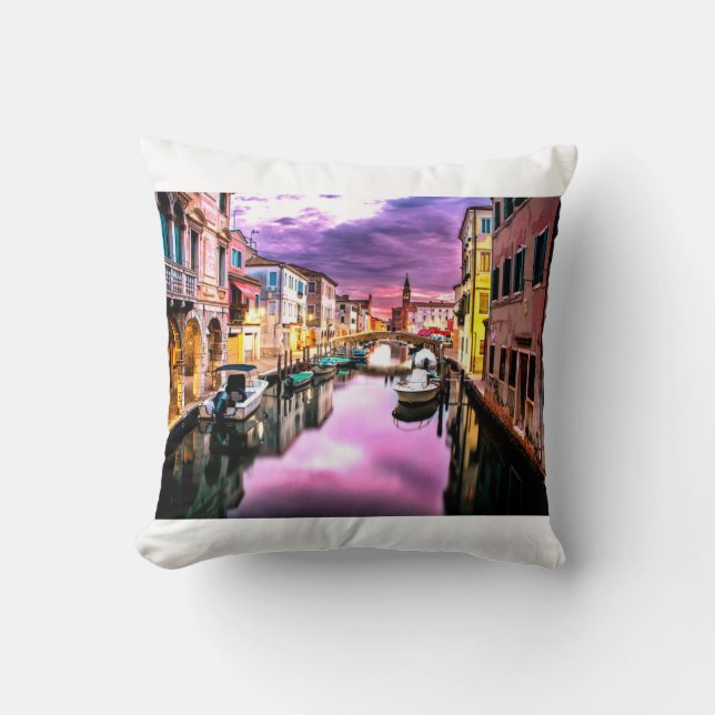Italy throw pillow. cushion (Front)