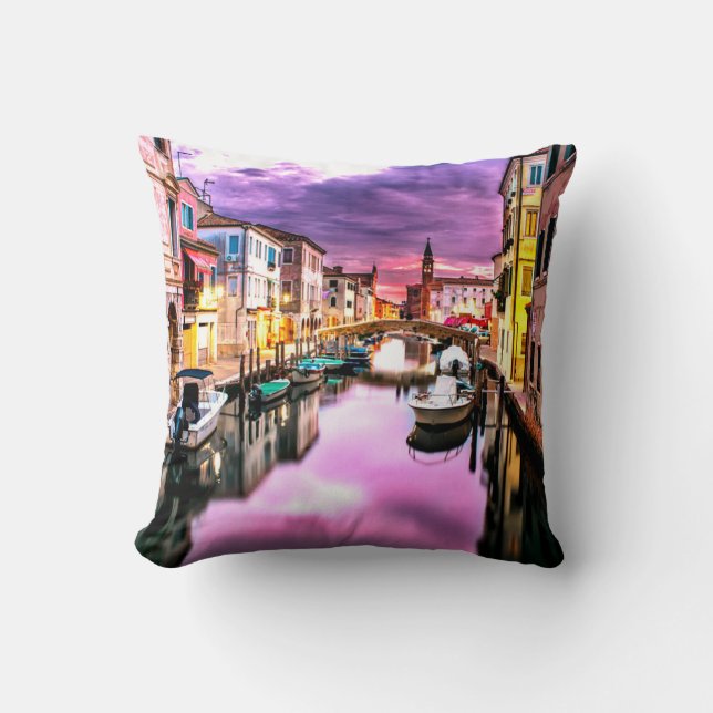 Italy throw pillow. cushion (Front)