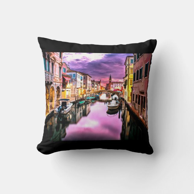 Italy throw pillow. cushion (Front)