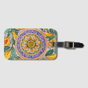 Italy. Traditional designs.         Luggage Tag