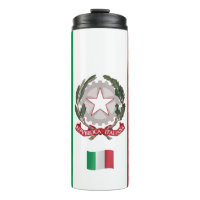 Italy Travel Mug, patriotic Italian Flag