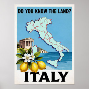 Italy Travel Poster
