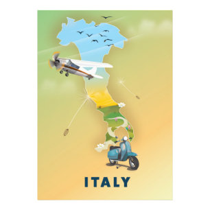 Italy Travel poster. Photo Print