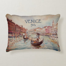 Italy Travel - VENICE watercolor souvenir 