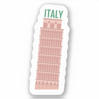 Italy Travel Vinyl Sticker