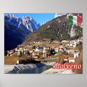 Italy - Trentino Alto Adige Südtirol - Molveno - Poster