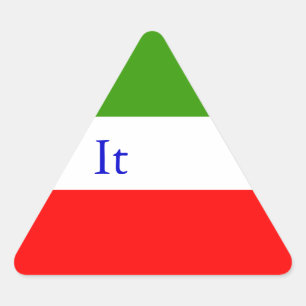 ITALY TRIANGLE STICKER