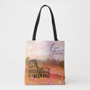 *~* Italy Tuscany Art Landscape Colosseum Tote Bag