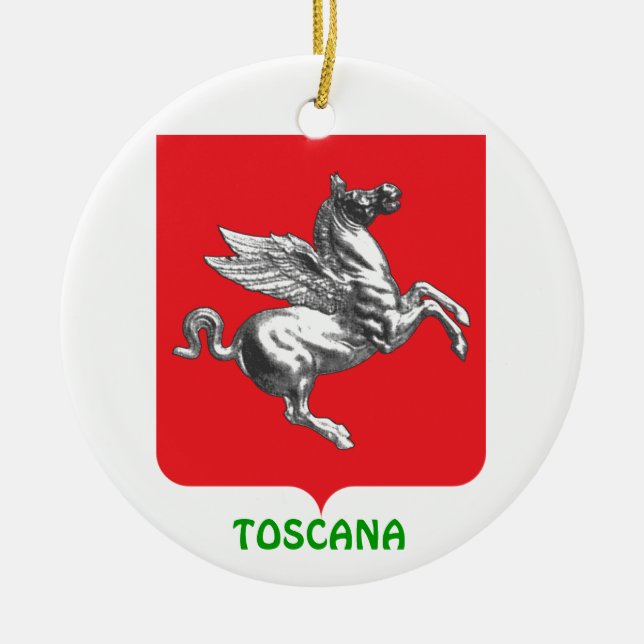 Italy - Tuscany Custom Christmas Ornament (Front)