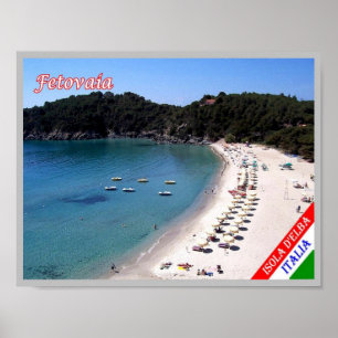 Italy - Tuscany - Isola d'Elba - Fetovaia - Poster