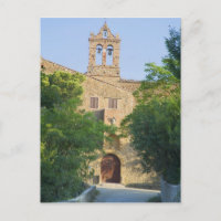 Italy, Tuscany, La Foce, Picturesque church in
