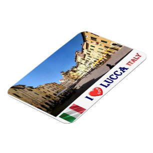 Italy - Tuscany - Lucca - I Love - Magnet