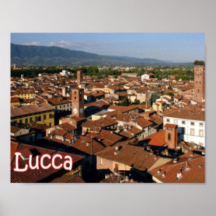 Italy - Tuscany - Lucca - Poster