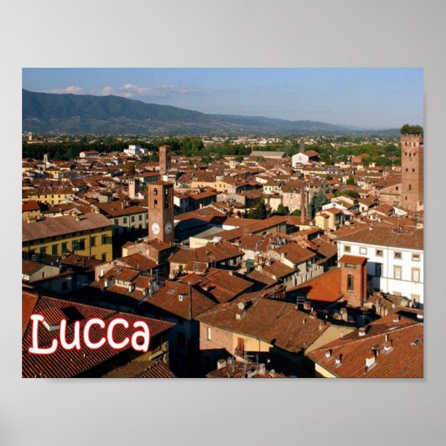 Italy - Tuscany - Lucca - Poster (Front)