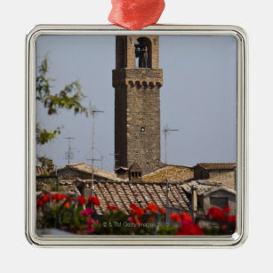 Italy. Tuscany. Montalcino Metal Ornament