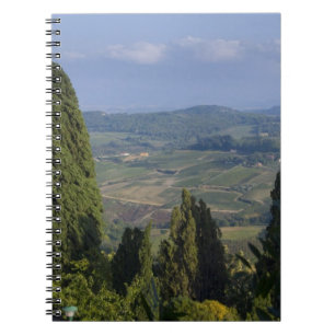 Italy, Tuscany, Montepulciano. View of the Notebook
