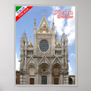 Italy - Tuscany - Siena - Cathedral - Poster