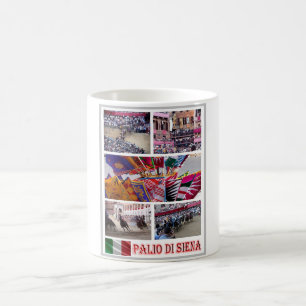 Italy - Tuscany - Siena - Palio - Mosaic - Coffee Mug