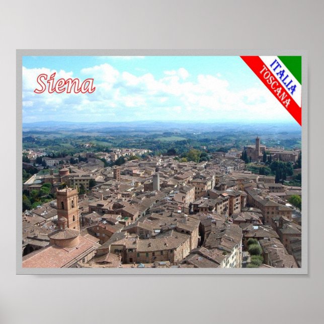 Italy - Tuscany - Siena - Poster (Front)