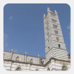 Italy, Tuscany, Siena. The Duomo. Square Sticker