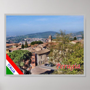 Italy - Umbria - Perugia - Poster