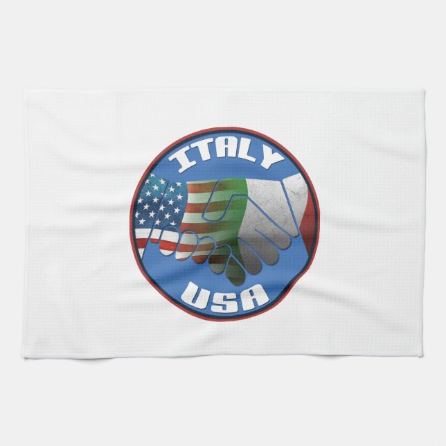 Italy USA Kitchen Towels (Horizontal)