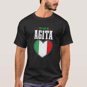 Italy Vacation Summer Flag Italian Flag Italy Joke T-Shirt