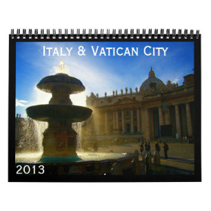 italy & vatican 2013 calendar