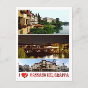 Italy - Veneto - Bassano del Grappa - I Love - Postcard