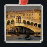 Italy, Veneto, Venice, Canal Grande and Rialto Metal Ornament<br><div class="desc">COPYRIGHT Sergio Pitamitz / DanitaDelimont.com | EU16 SPI0143.jpg | Italy,  Veneto,  Venice,  Canal Grande and Rialto Bridge.</div>