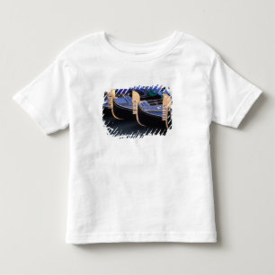 Italy, Veneto, Venice. Row of Gondolas. Toddler T-Shirt