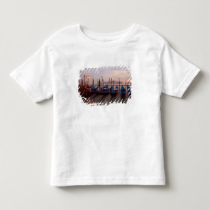 Italy, Venice. Anchored gondolas at twilight. Toddler T-Shirt