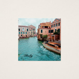 Italy Venice   Business Card Magnet