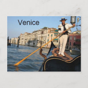 Italy Venice gondola (St.K) Postcard