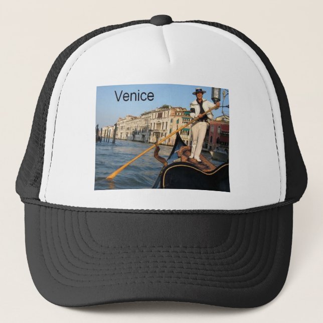 Italy Venice gondola (St.K) Trucker Hat (Front)
