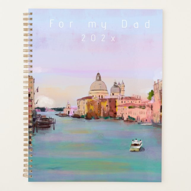 Italy Venice grand canal  painting  Planner (Front)