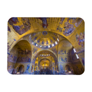 Italy, Venice. Interior of St. Marks Cathedral. Magnet