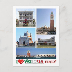 Italy - Venice - Love - Postcard