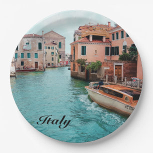 Italy Venice  Paper Plate