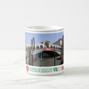 Italy - Venice - Rialto Palace Bridge - I Love - Coffee Mug
