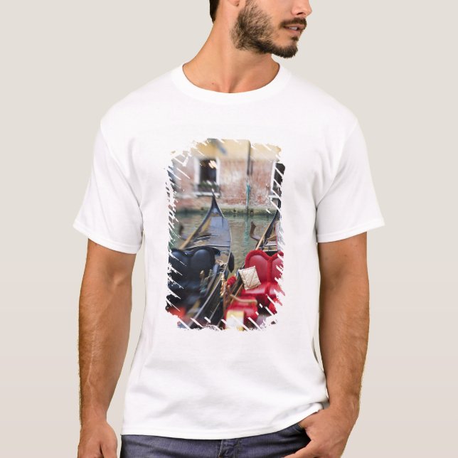 Italy, Venice, Selective Focus of Gondola in the 2 T-Shirt (Front)