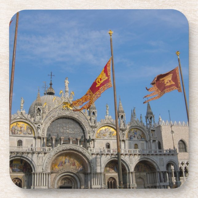 Italy, Venice, St. Mark's Basilica in St. Mark's Coaster (Front)