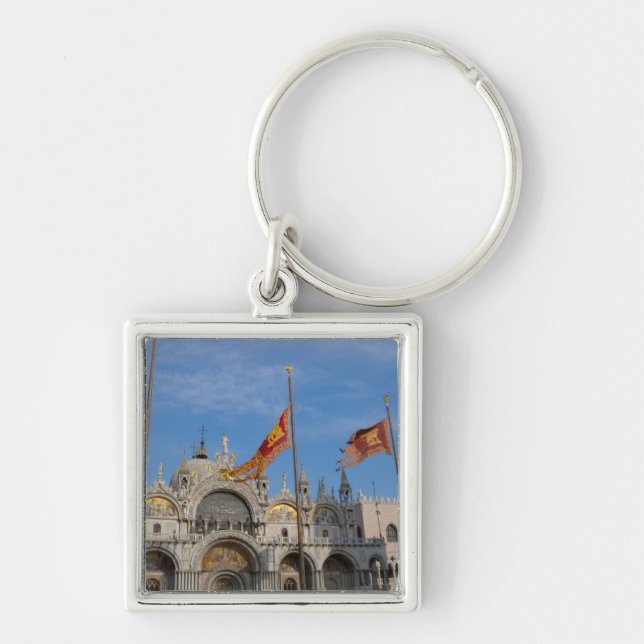 Italy, Venice, St. Mark's Basilica in St. Mark's Key Ring (Front)
