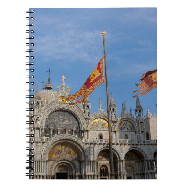 Italy, Venice, St. Mark's Basilica in St. Mark's Notebook (Front)
